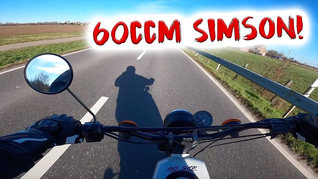 Erste Fahrt mit meiner Simson!