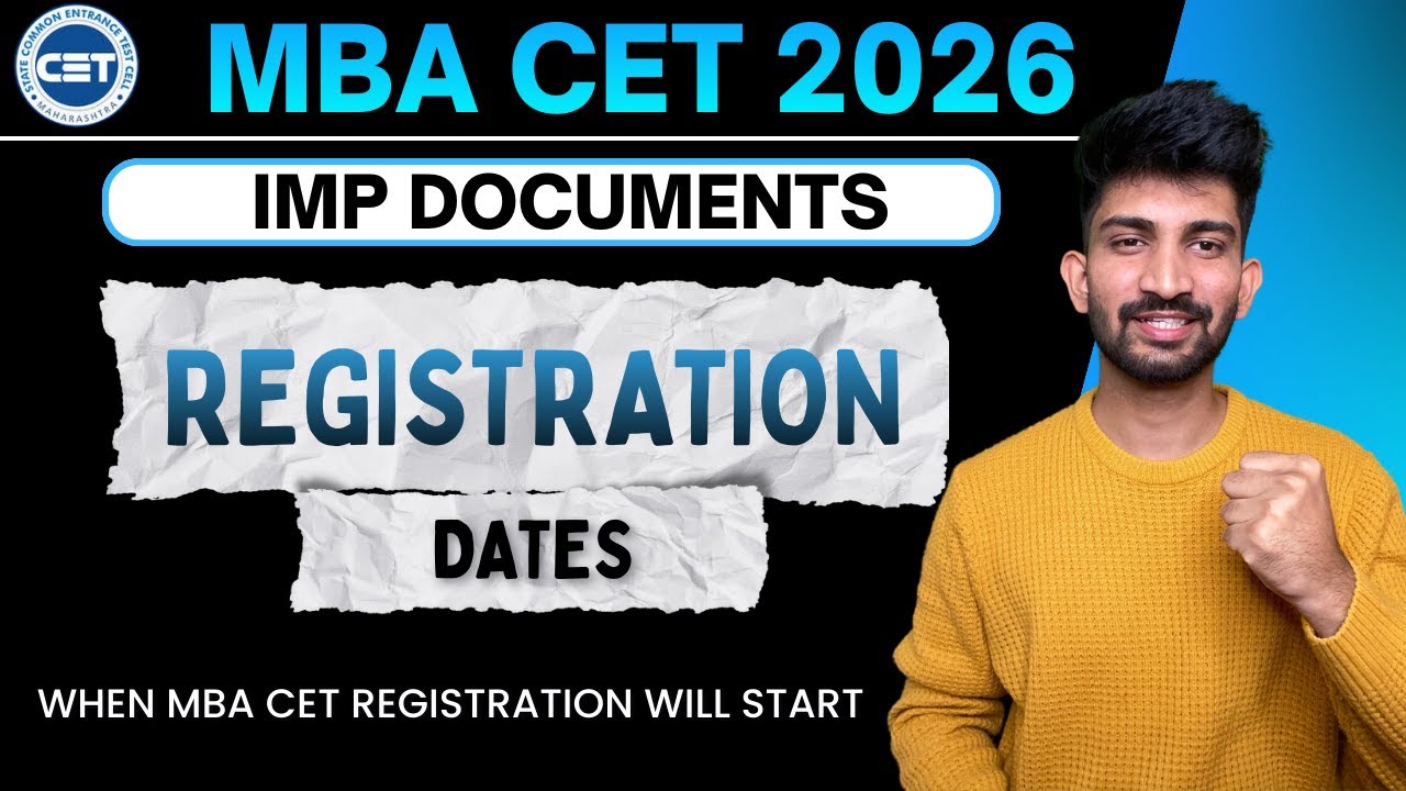 Mba Cet Registration Process Dates 2026 | Documents Required for MBA ...