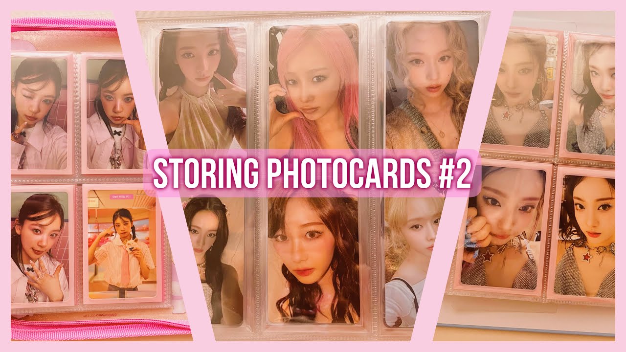 storing photocards #2 aespa, bts, illit