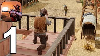 Wild West Sniper: Cowboy War - Gameplay Walkthrough Part 1 Level 1-17 (iOS, Android) screenshot 5