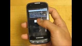 How to erase / reset Samsung Transform Ultra M930 personal data and phone settings