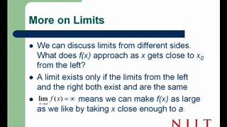 Math 111 Limits