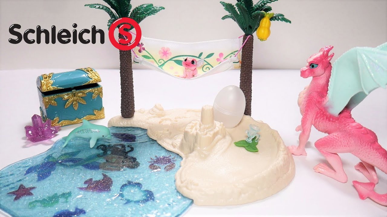 Schleich Bayala Dragon Island With Treasure Schleich Unboxing Youtube