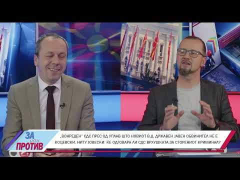 ЗА ИЛИ ПРОТИВ (22.12.2025) ГОСТИН: БРАНЕ ПЕТРУШЕВСКИ