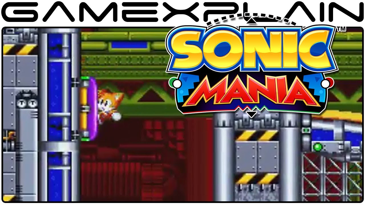 Sonic Mania Chemical Plant Zone Revealed YouTube