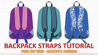 (ASMR) DIY Padded Backpack Straps - How to make rucksack strap - Tutorial menjahit tali tas ransel Profile