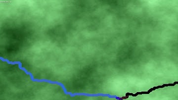 King under the Mountain Game Dev - Larger scale river calculation