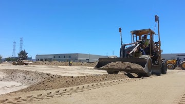 Laser grading sand by The Graders Inc.Scott Tate