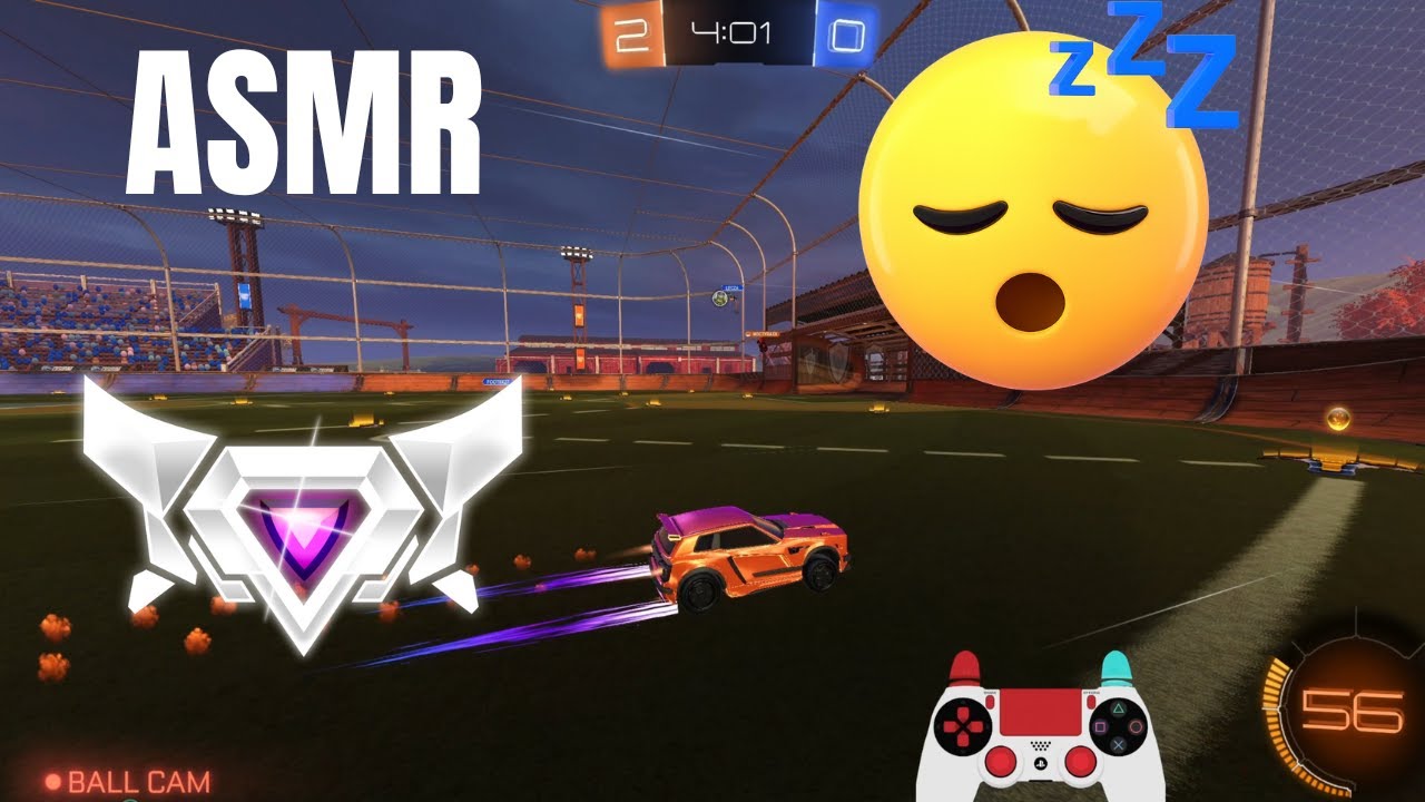 ASMR Ranked Rocket League 2s | Grand Champion | Relaxing Controller Sounds