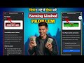 🤩 Your ability to earn is limited solve | Facebook your ability to earn is limited problem 2025