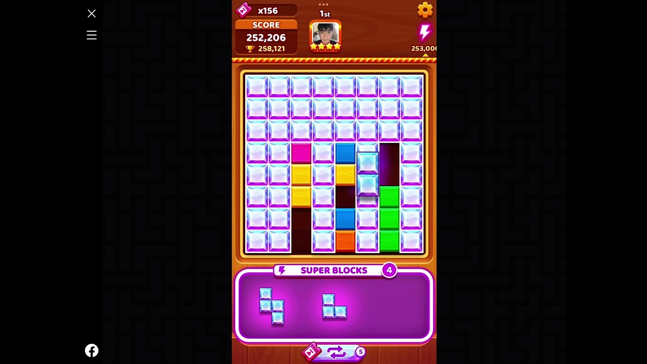 Puzzle Blocks Classic: Clear Board Bonus and New High Score 314,433