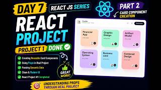 React JS Series #7 | Card Component Project Part 2