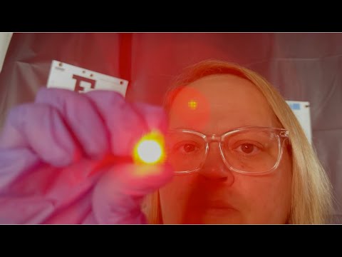 Getting Cotton out of Your Eye | ASMR Eye Exam | Light & Visual Triggers | Camera Touching TINGLES