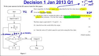 Decision 1 Edexcel Maths A-Level January 2013 Q1