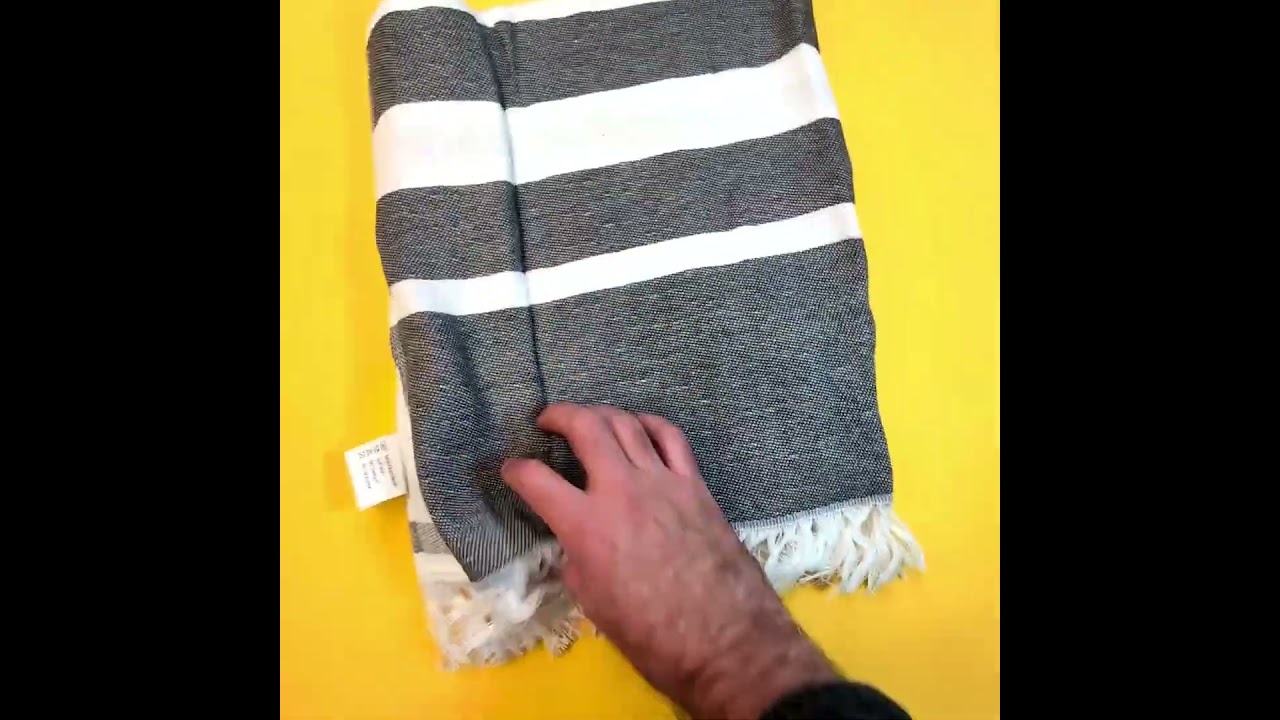 Serviette personnalisée en coton recyclé Seaqual – 70 x 140 cm