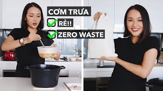 CƠM VĂN PHÒNG SIÊU RẺ LẠI ZERO WASTE! | Vlog | Giang Ơi