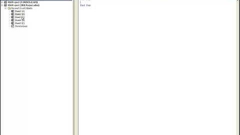 Visual Basic Editor (VBE) - Project Explorer - Excel VBA Tutorials