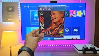 WWE 2K24 (PS4 Slim) Unboxing + Gameplay