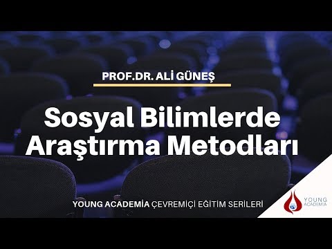 Sosyal Bilimlerde Araştırma Metotları - Prof. Dr. Ali Güneş