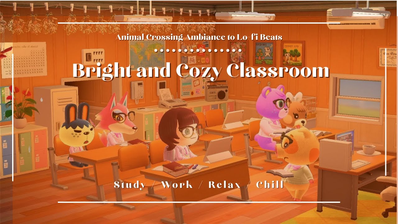 Animal Crossing Background Music | Lo-fi & Chill | 🍎 Bright & Sunny Classroom Vibes | Work & Study 📚