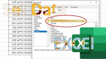 របៀបកំណត់ថ្ងៃខែក្នុងកម្មវិធី Excel | How To Set The Date In EXCEL program