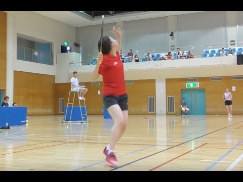 クロスミントンジャパンオープン2018 女子シングルス決勝2  CROSSMINTON