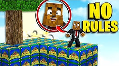 *NEW* NO RULES Minecraft Camp Jerome Lucky Block Skywars - Minecraft Modded Minigame