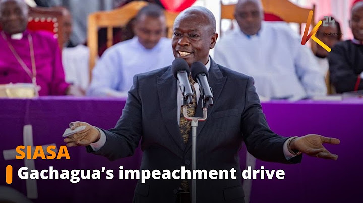 Gachagua's allies blast any plan to impeach him