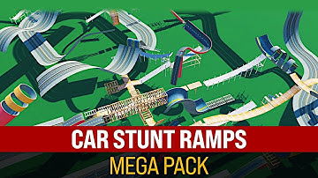Car Stunt Ramps Mega Pack