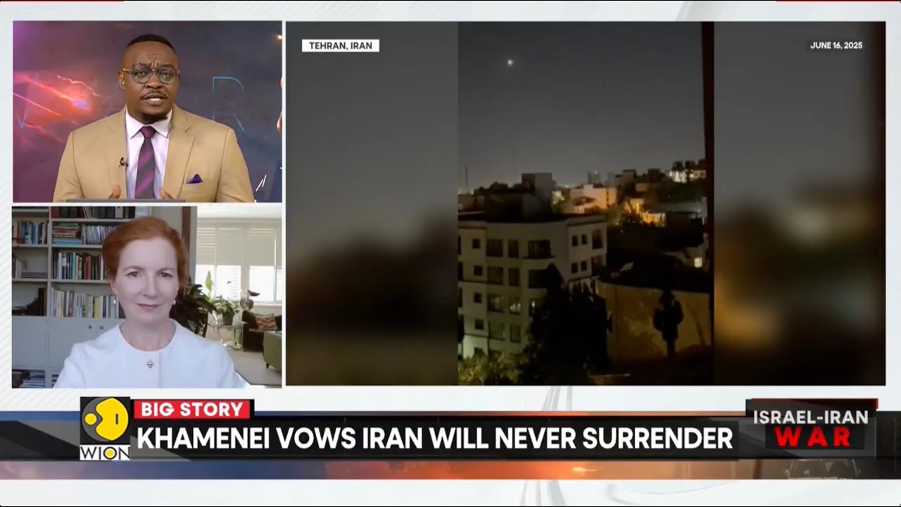 Elisabeth Kendall on India's WION (18 June 2025)