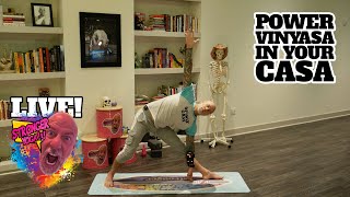 This vinyasa yoga class will smash your a$$!