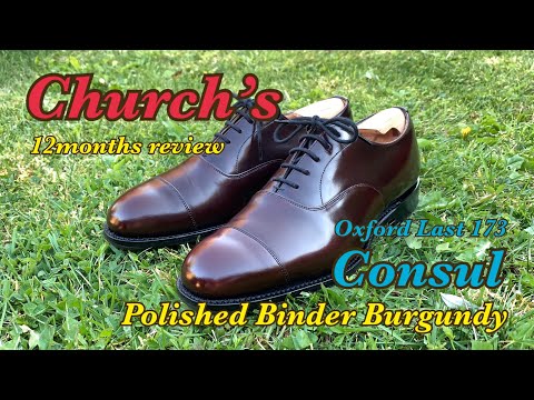 Church's Consul in Polished Binder Odd Width - 12 Months Review