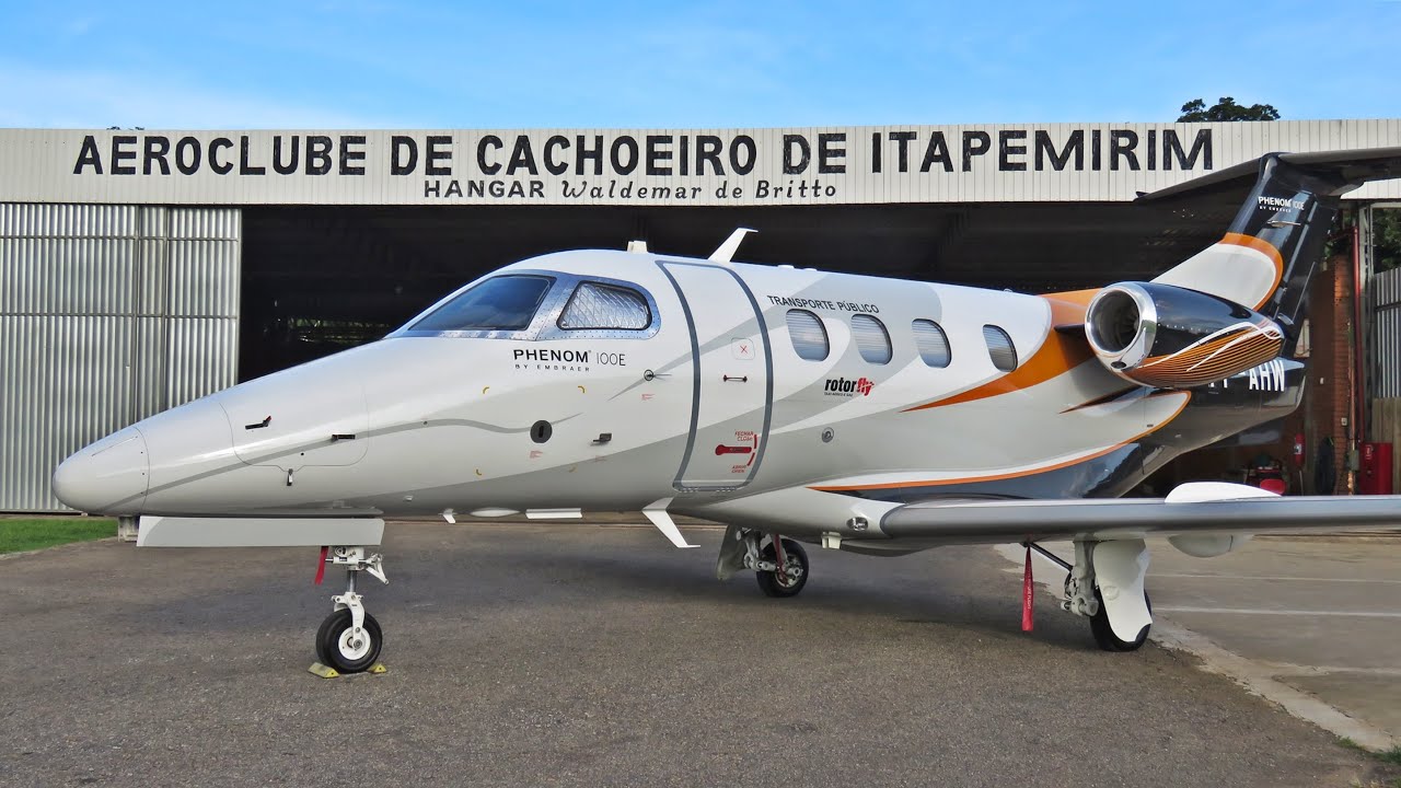 Embraer Phenom 100E Acionamento Decolagem Subida para Livrar Espaço Aéreo
