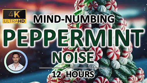 Mind-numbing Peppermint Noise | 12 Hours | BLACK SCREEN | Study, Sleep, Tinnitus Relief and Focus