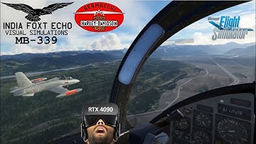 Aermacchi MB-339 Formation Flying in VR | with Real Air Force Pilot | Microsoft Flight Simulator