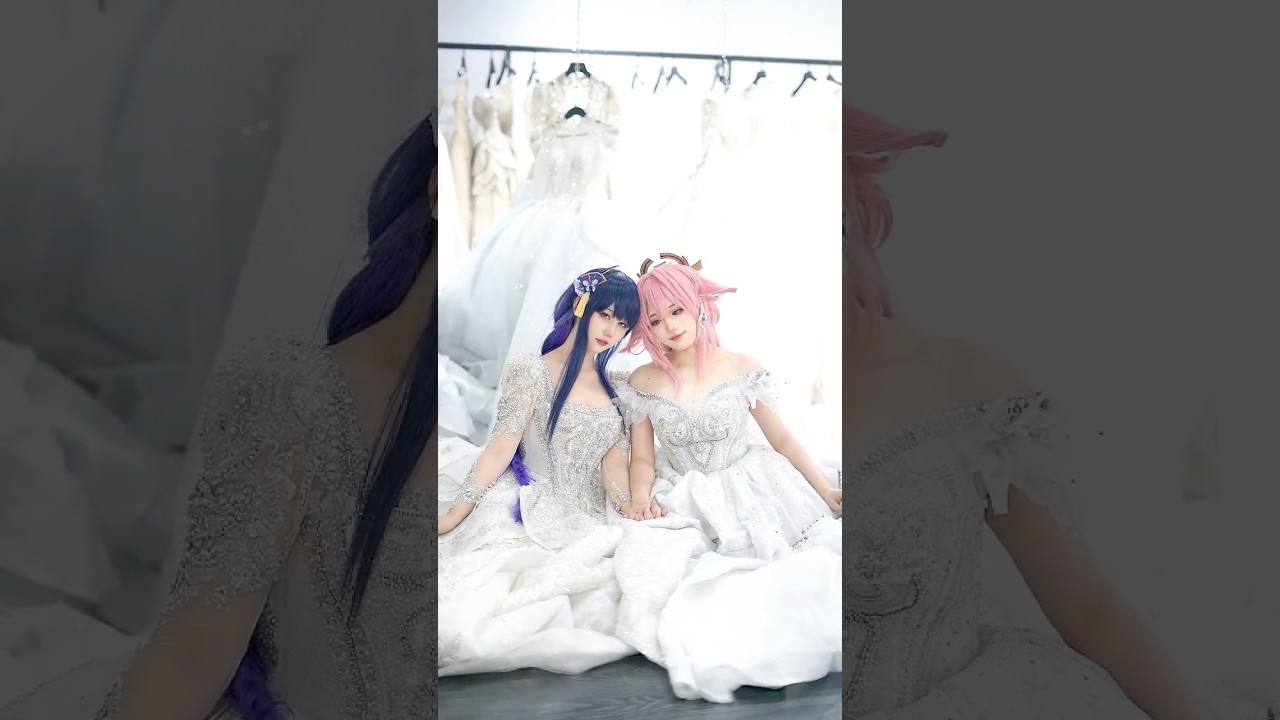 Yae Miko & Raiden #genshini #raidenshogun #raiden #cosplay #cosplayer #girl #cosplaygirl #girls