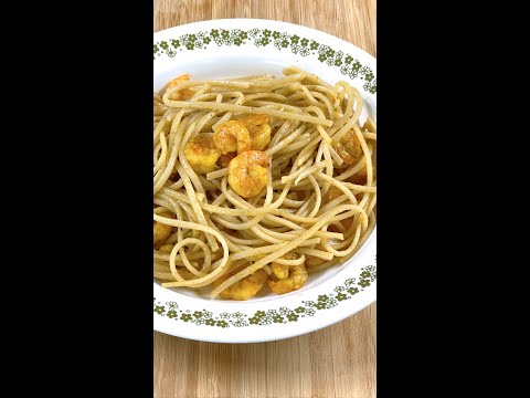 Pasta con Camarones