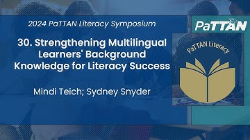 30. Strengthening Multilingual Learners