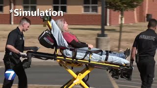 ‘A great skills update;’ Officers, medics hold mock emergency drill at local school | WHIO-TV