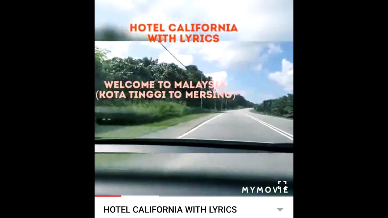 HOTEL CALIFORNIA WITH LYRICS YouTube