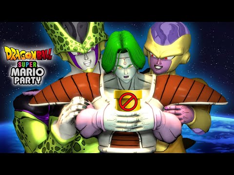 NO POOP PIPE?!? Frieza Cell Zarbon & Hardon Play Mario Party Superstars!