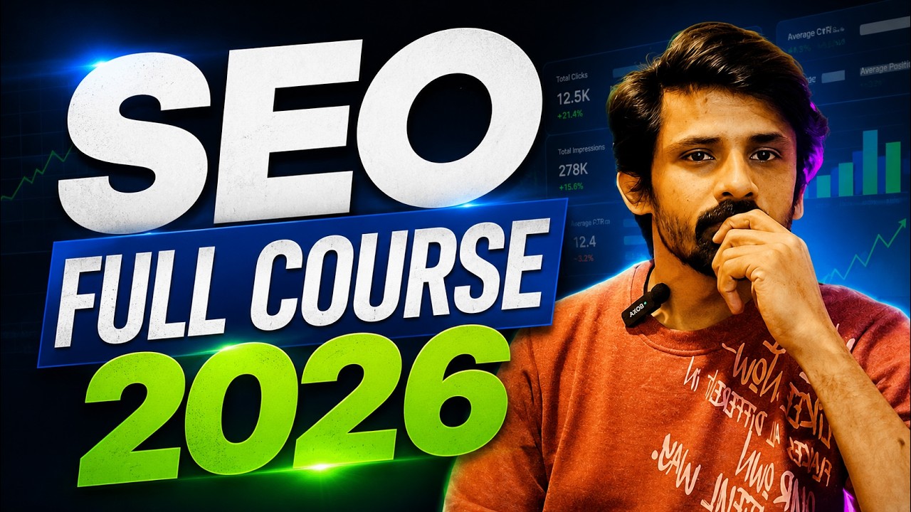 SEO Full Course 2026 | AI Search, AEO and GEO | Episode 1