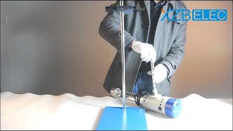 Installation Instructions Lab High Shear Mixer