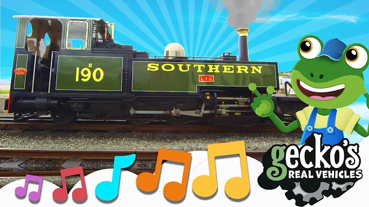 Steam Train Song‼｜NEW Kids Songs｜Choo-Choo The Trains Goes｜Gecko's Real Vehicles｜Ultimate Vehicles