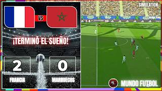 MONUMENTAL QUARTERFINAL BATTLE! France and Morocco clash for a spot in the semifinals 😱 (Gameplay... screenshot 5