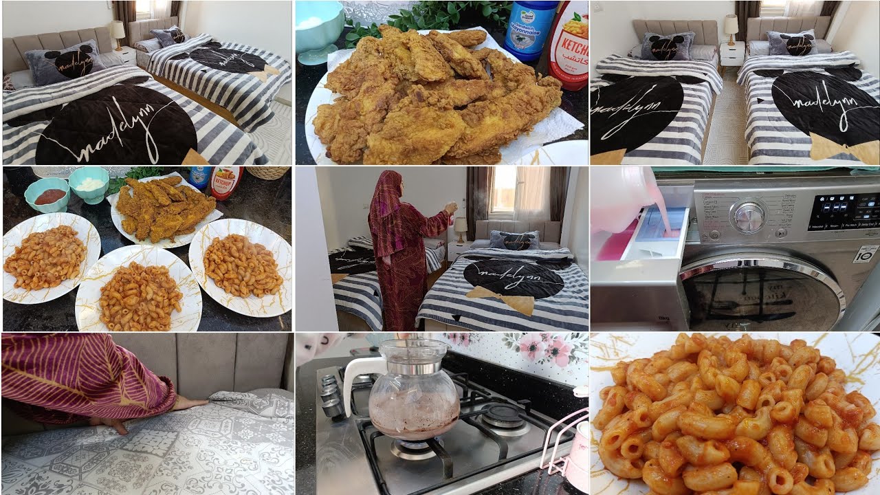 روتين صباحي شتوي🏡دفيت غرفه اولادي وفرشت الفرش الشتوي👬