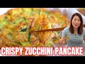 Easy cheap  delicious crispy korean zucchini pancake recipe anyone can make this  