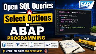 Open SQL Queries & Select Options in ABAP Programming | ABAP Tutorial