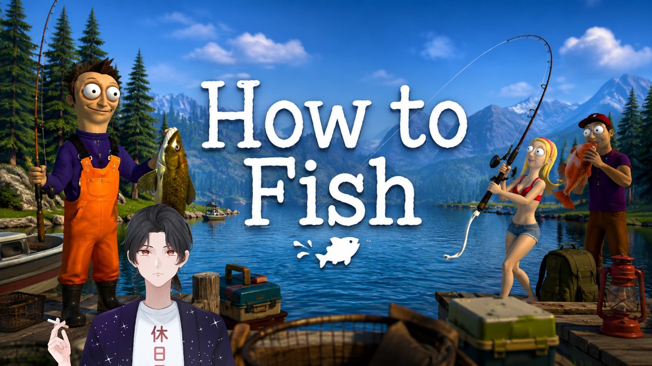 【How to Fish】ただの魚釣・・・？ #ゲーム実況 #howtofish