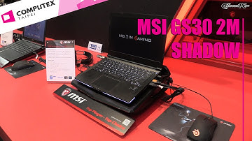 Computex 2015: MSI GS30 2M Shadow Gaming Notebook with GamingDock Mini | Allround-PC.com